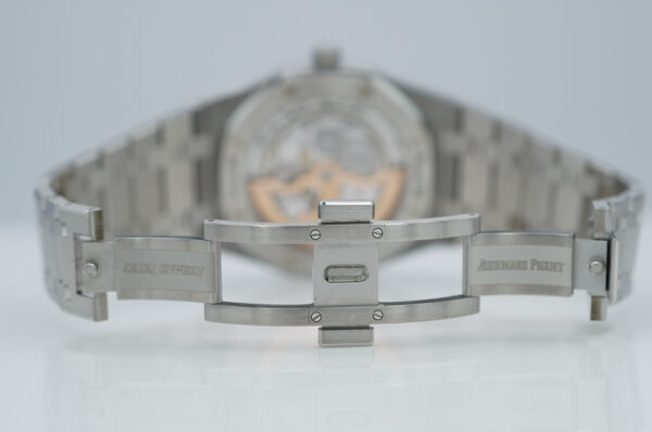 Audemars PIGUET ROYAL OAK JUMBO ULTRA THIN 15202ST BLUE DIAL 2021 FULL SET - Image 8