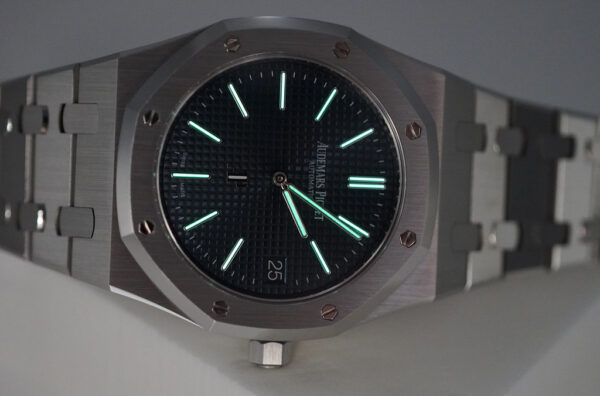 Audemars PIGUET ROYAL OAK JUMBO ULTRA THIN 15202ST BLUE DIAL 2021 FULL SET - Image 12
