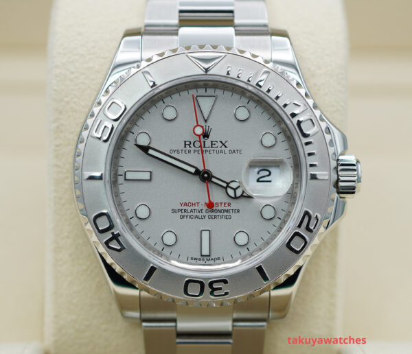 Rolex 116622 YACHTMASTER PLATINUM BEZEL PLATINUM DIAL 40MM FULL SET