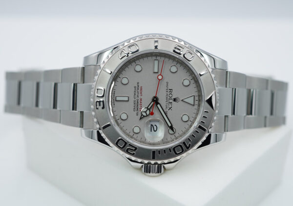 Rolex 116622 YACHTMASTER PLATINUM BEZEL PLATINUM DIAL 40MM FULL SET - Image 9