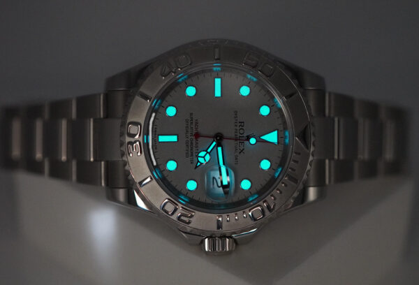 Rolex 116622 YACHTMASTER PLATINUM BEZEL PLATINUM DIAL 40MM FULL SET - Image 11