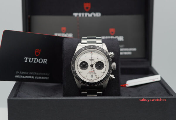 BRAND NEW Tudor 79360N BLACK BAY CHRONOGRAPH WHITE PANDA DIAL 2023 COMPLETE SET - Image 2