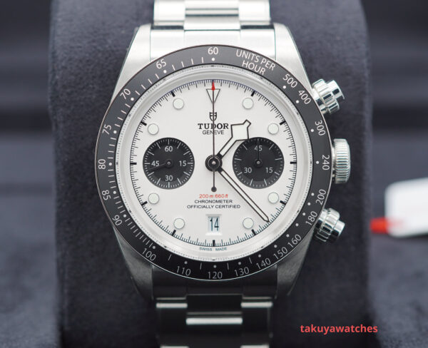 BRAND NEW Tudor 79360N BLACK BAY CHRONOGRAPH WHITE PANDA DIAL 2023 COMPLETE SET