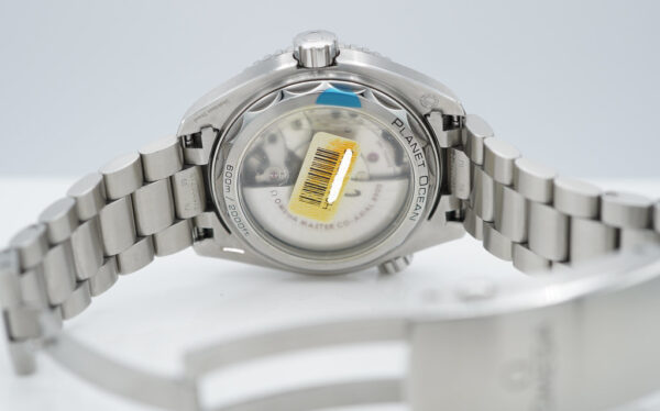 Omega SEAMASTER PLANET OCEAN 600M WHITE DIAL ORANGE BEZEL 2022 FULL SET - Image 8