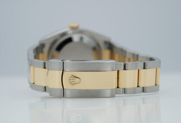 Rolex 126233 DATEJUST 36 YELLOW GOLD STEEL CHAMPAGNE DIAL OYSTER BAND 2023 FULL SET - Image 7