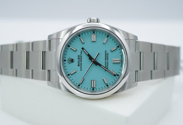 BRAND NEW Rolex 126000 OYSTER PERPETUAL 36 TURQUOISE BLUE DIAL 2023 COMPLETE SET - Image 10