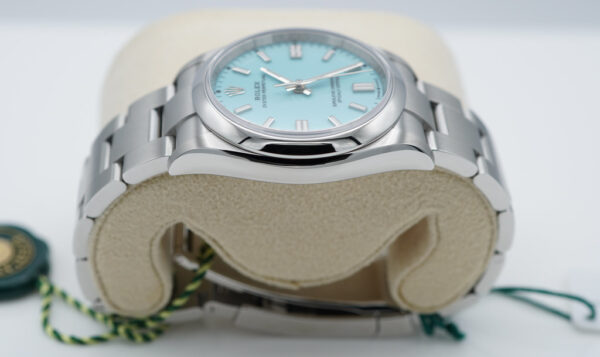 BRAND NEW Rolex 126000 OYSTER PERPETUAL 36 TURQUOISE BLUE DIAL 2023 COMPLETE SET - Image 4