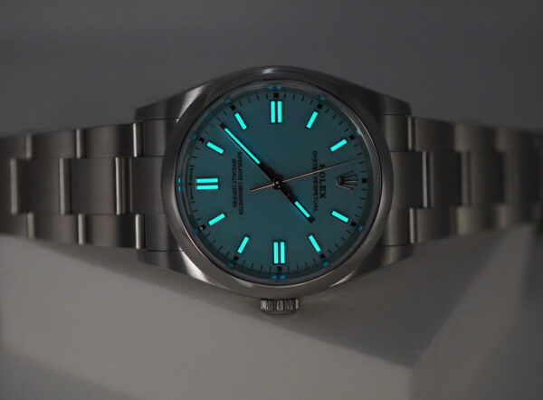 BRAND NEW Rolex 126000 OYSTER PERPETUAL 36 TURQUOISE BLUE DIAL 2023 COMPLETE SET - Image 11