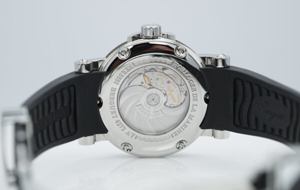BREGUET MARINE GMT 5857 DUAL TIME STAINLESS STEEL 2023 WARRANTY FULL SET - Image 8