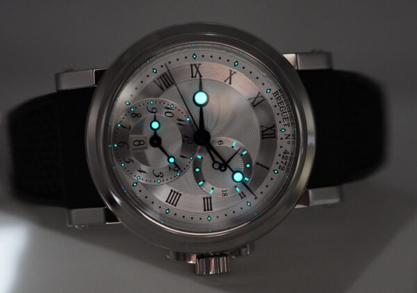 BREGUET MARINE GMT 5857 DUAL TIME STAINLESS STEEL 2023 WARRANTY FULL SET - Image 11