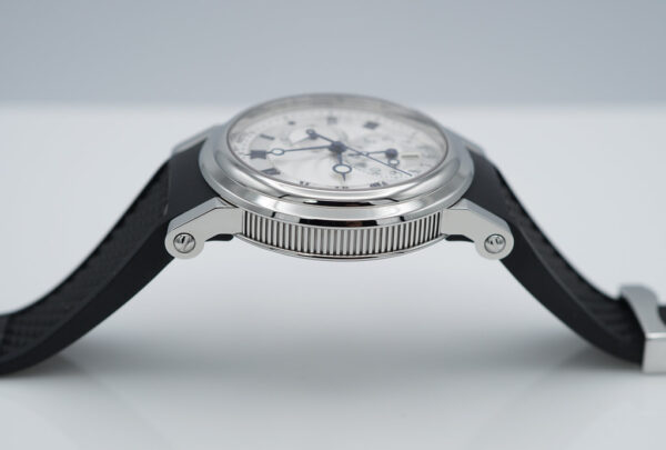 BREGUET MARINE GMT 5857 DUAL TIME STAINLESS STEEL 2023 WARRANTY FULL SET - Image 4