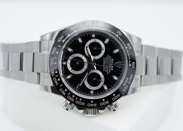 MINT Rolex 116500LN COSMOGRAPH DAYTONA CERAMIC BLACK DIAL 2023 WARRANTY FULL SET - Image 9