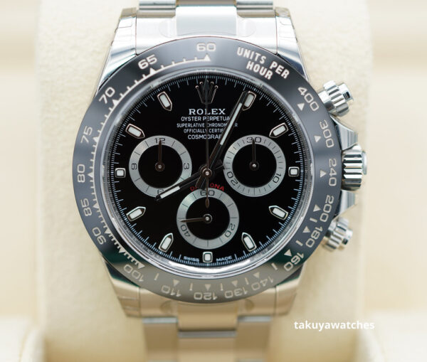 MINT Rolex 116500LN COSMOGRAPH DAYTONA CERAMIC BLACK DIAL 2023 WARRANTY FULL SET