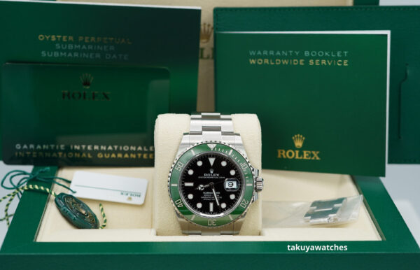 Rolex 126610LV SUBMARINER 41 GREEN MARK 2 BEZEL 2023 WARRANTY FULL SET - Image 2