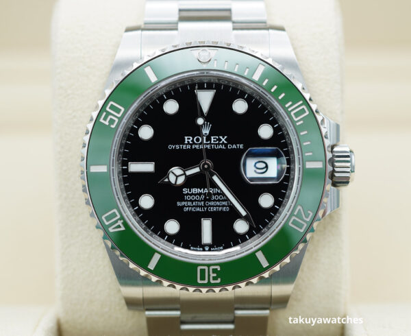 Rolex 126610LV SUBMARINER 41 GREEN MARK 2 BEZEL 2023 WARRANTY FULL SET