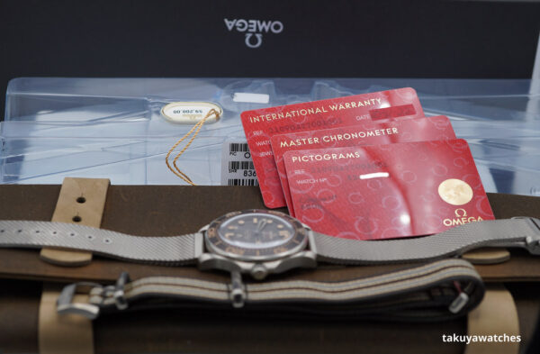 Omega SEAMASTER DIVER 300M 007 JAMES BOND TITANIUM MESH BRACELET 2022 FULL SET - Image 2