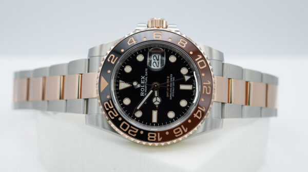 Rolex 126711CHNR GMT MASTER 2 ROSE GOLD STEEL ROOTBEER 2021 WARRANTY FULL SET - Image 10