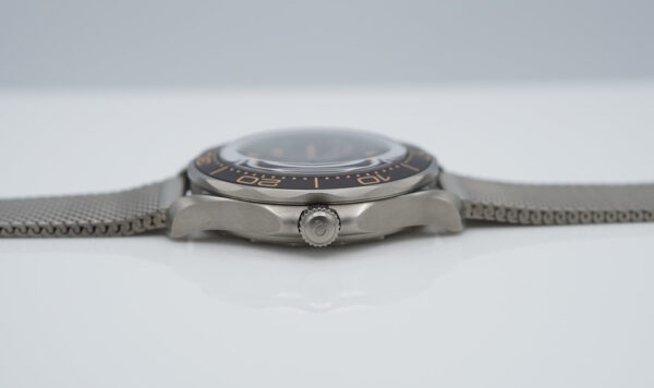 Omega SEAMASTER DIVER 300M 007 JAMES BOND TITANIUM MESH BRACELET 2022 FULL SET - Image 4