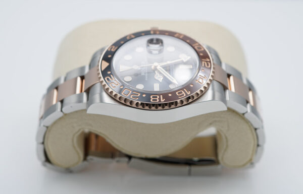 Rolex 126711CHNR GMT MASTER 2 ROSE GOLD STEEL ROOTBEER 2021 WARRANTY FULL SET - Image 4