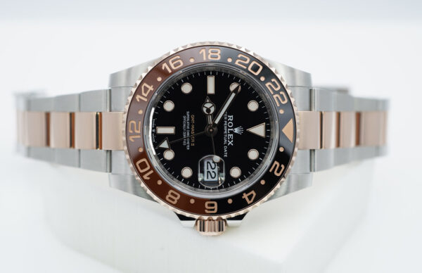 Rolex 126711CHNR GMT MASTER 2 ROSE GOLD STEEL ROOTBEER 2021 WARRANTY FULL SET - Image 9