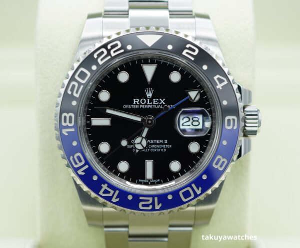 Rolex 116710BLNR GMT MASTER 2 BLACK BLUE BEZEL 2017 COMPLETE SET