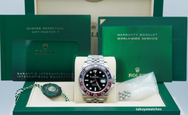 Rolex 126710BLRO PEPSI GMT MASTER II RED BLUE BEZEL JUBILEE 2020 FULL SET - Image 2