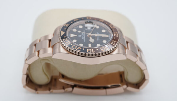 Rolex 126715CHNR GMT MASTER II 18K ROSE GOLD ROOTBEER CERAMIC 2021 FULL SET - Image 4