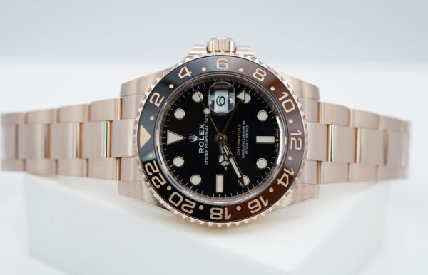Rolex 126715CHNR GMT MASTER II 18K ROSE GOLD ROOTBEER CERAMIC 2021 FULL SET - Image 10