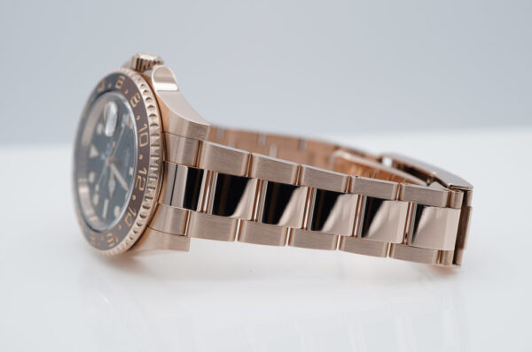 Rolex 126715CHNR GMT MASTER II 18K ROSE GOLD ROOTBEER CERAMIC 2021 FULL SET - Image 5