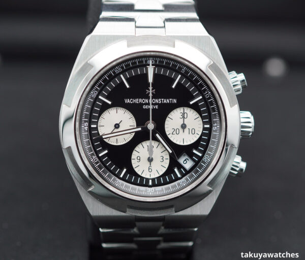 Vacheron CONSTANTIN OVERSEAS CHRONOGRAPH 5500V BLACK DIAL 2023 FULL SET