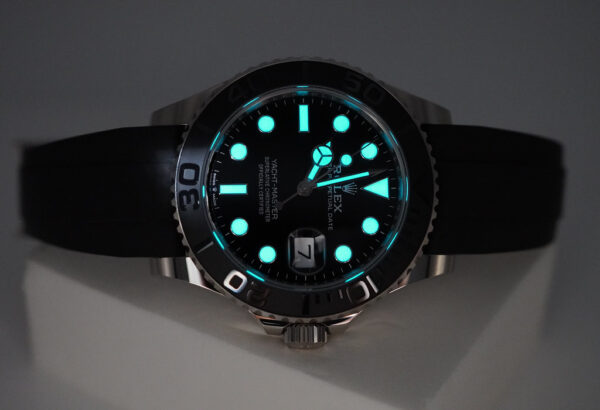 Rolex 226659 YACHTMASTER 18K WHITE GOLD OYSTERFLEX 42MM 2022 WARRANTY FULL SET - Image 11