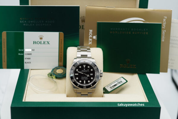 NEW Rolex 116600 SD4K SEA-DWELLER 4000 CERAMIC 40MM STICKERS 2017 FULL SET - Image 2