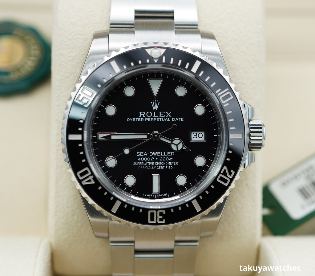 NEW Rolex 116600 SD4K SEA-DWELLER 4000 CERAMIC 40MM STICKERS 2017 FULL ...