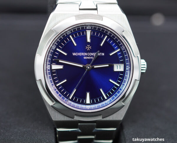 Vacheron CONSTANTIN OVERSEAS 4500V STAINLESS STEEL BLUE DIAL 2021 WARRANTY FULL SET