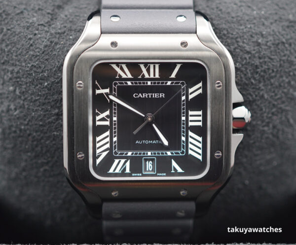 Cartier SANTOS DE CARTIER LARGE MODEL BLACK ADLC AUTOMATIC 2022 FULL SET