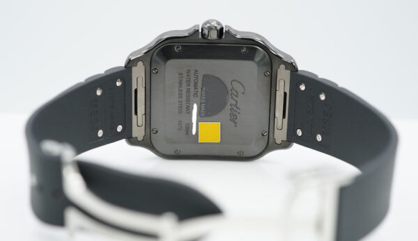 Cartier SANTOS DE CARTIER LARGE MODEL BLACK ADLC AUTOMATIC 2022 FULL SET - Image 8