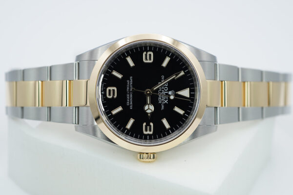 Rolex 124273 EXPLORER 18K YELLOW GOLD STAINLESS STEEL 36MM 2022 FULL SET - Image 9
