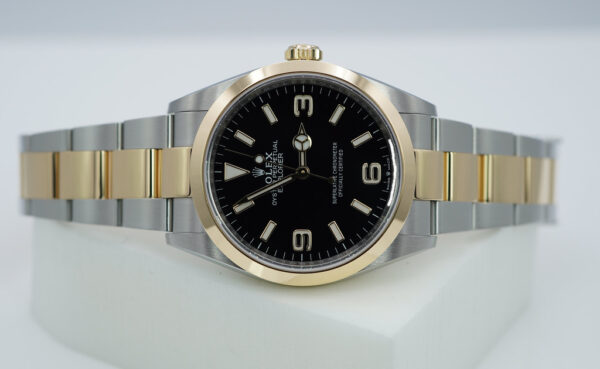 Rolex 124273 EXPLORER 18K YELLOW GOLD STAINLESS STEEL 36MM 2022 FULL SET - Image 10