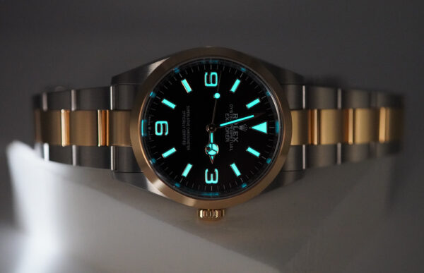 Rolex 124273 EXPLORER 18K YELLOW GOLD STAINLESS STEEL 36MM 2022 FULL SET - Image 11