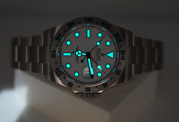 Rolex 226570 EXPLORER 2 POLAR WHITE DIAL NEW MODEL 2021 WARRANTY FULL SET - Image 11