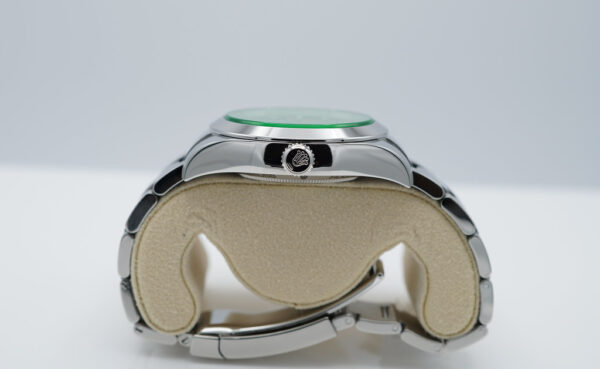 Rolex 116400GV MILGAUSS GREEN CRYSTAL Z BLUE DIAL 2021 WARRANTY FULL SET - Image 3