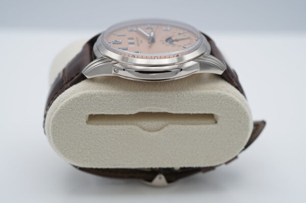 Patek PHILIPPE 5320G PERPETUAL CALENDAR 18K WHITE GOLD SALMON DIAL 2023 FULL SET - Image 3