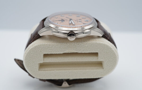 Patek PHILIPPE 5320G PERPETUAL CALENDAR 18K WHITE GOLD SALMON DIAL 2023 FULL SET - Image 4