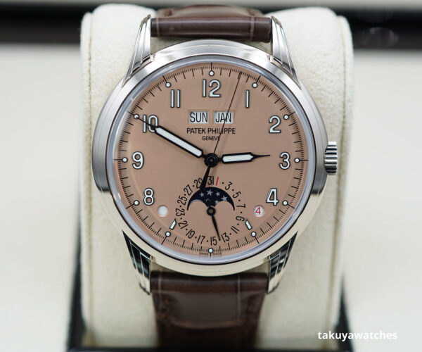 Patek PHILIPPE 5320G PERPETUAL CALENDAR 18K WHITE GOLD SALMON DIAL 2023 FULL SET