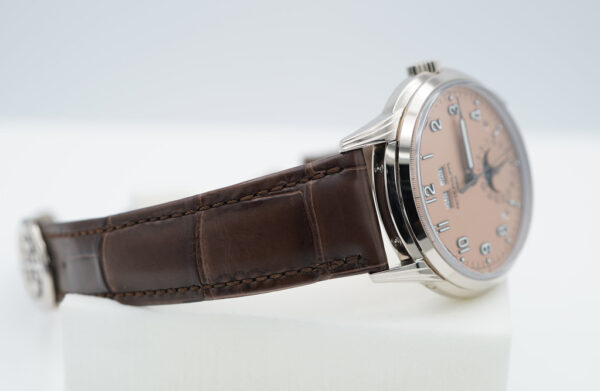 Patek PHILIPPE 5320G PERPETUAL CALENDAR 18K WHITE GOLD SALMON DIAL 2023 FULL SET - Image 6