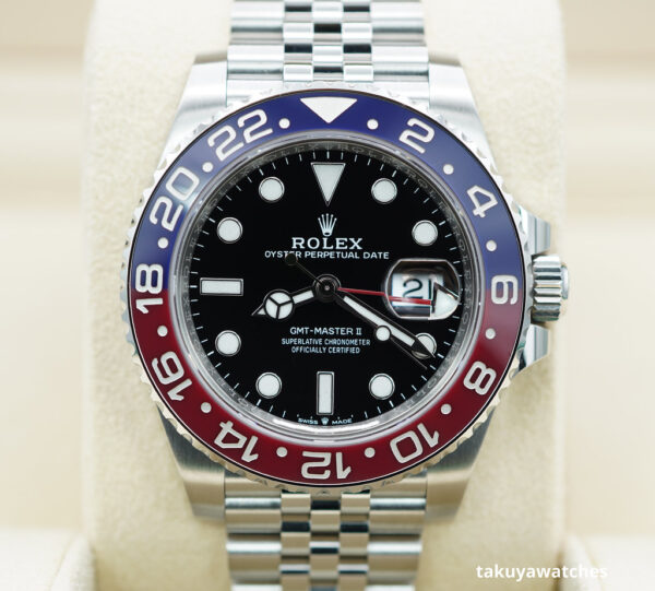 Rolex 126710BLRO PEPSI GMT MASTER II RED BLUE BEZEL JUBILEE 2023 FULL SET