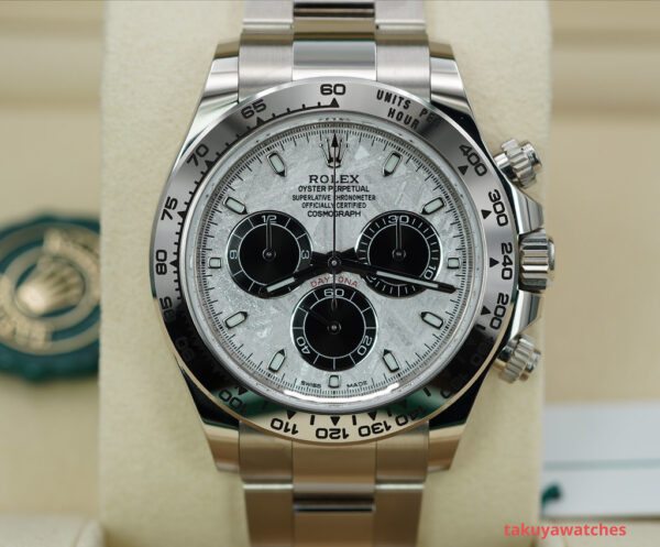 NEW Rolex 116509 COSMOGRAPH DAYTONA METEORITE DIAL WHITE GOLD 2022 FULL SET