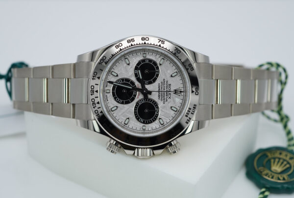 NEW Rolex 116509 COSMOGRAPH DAYTONA METEORITE DIAL WHITE GOLD 2022 FULL SET - Image 9