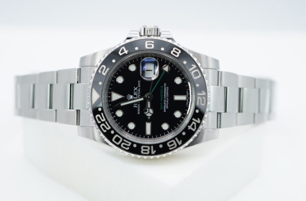 Rolex 116710LN GMT MASTER II STEEL BLACK CERAMIC BEZEL 2017 BOXES PAPERS - Image 10