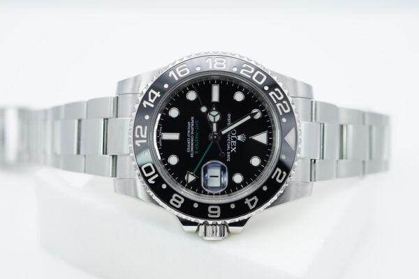 Rolex 116710LN GMT MASTER II STEEL BLACK CERAMIC BEZEL 2017 BOXES PAPERS - Image 9